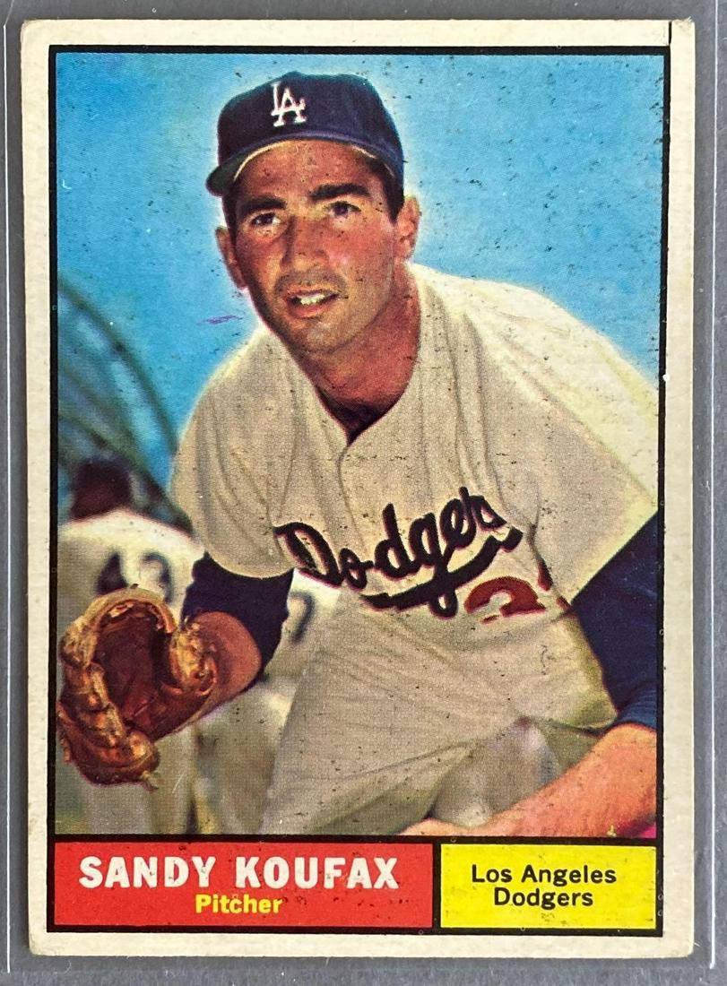 1961 Topps Sandy Koufax #344 Set Break (1 of 2)