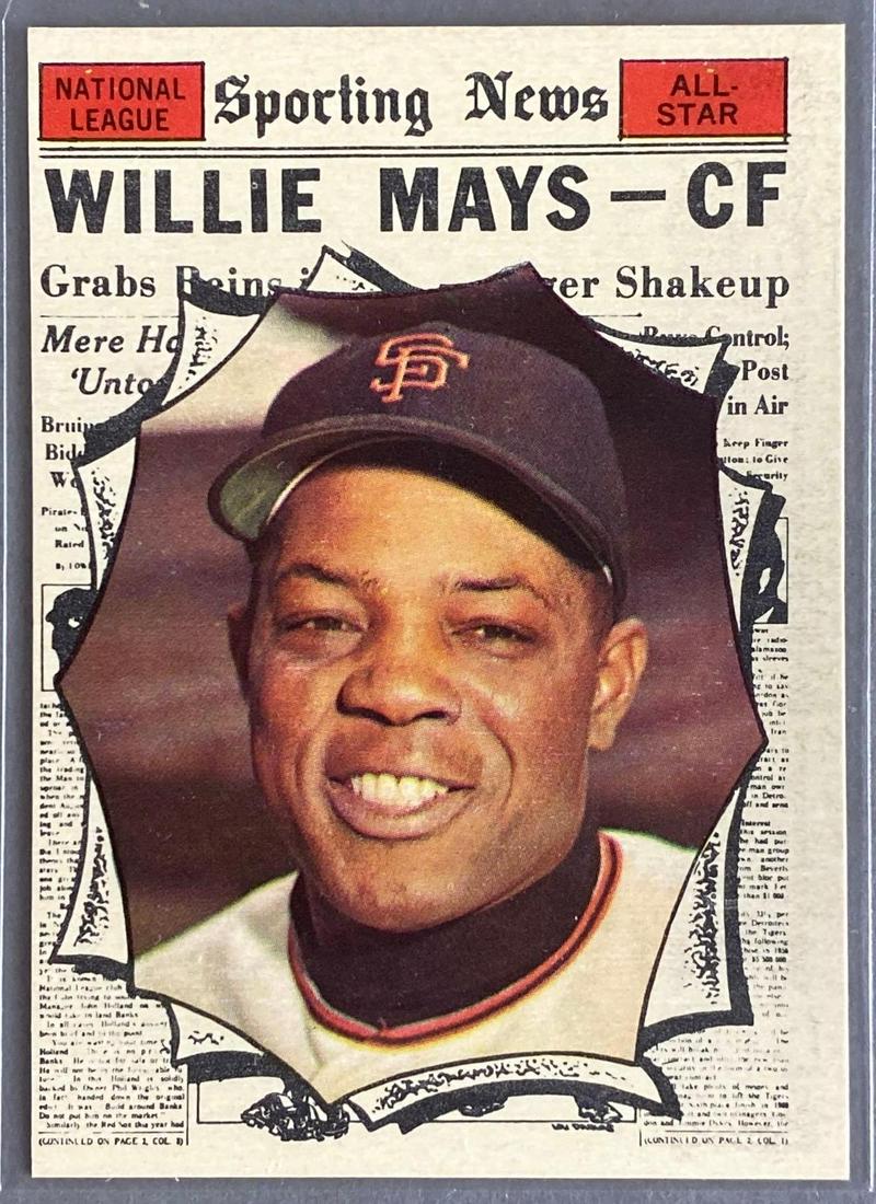 1961 Topps Willie Mays All-Star #579 Set Break (1 of 2)