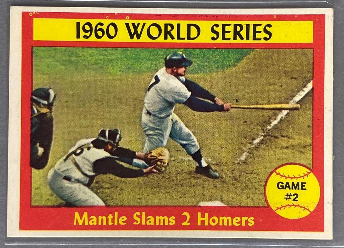 1961 Topps Mickey Mantle World Series #307 (1 of 2)