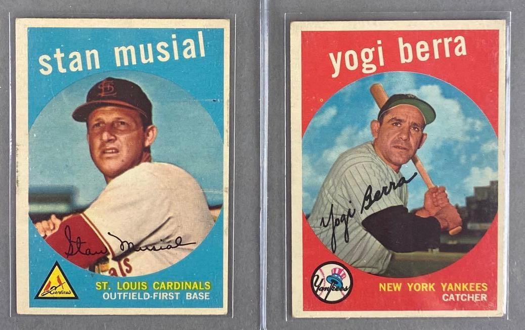 2 - 1959 Topps Baseball HOFs (1 of 2)