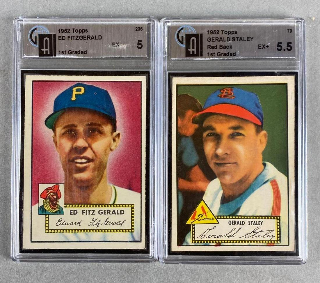 2 - 1952 Topps Graded Baseball Cards (1 of 2)