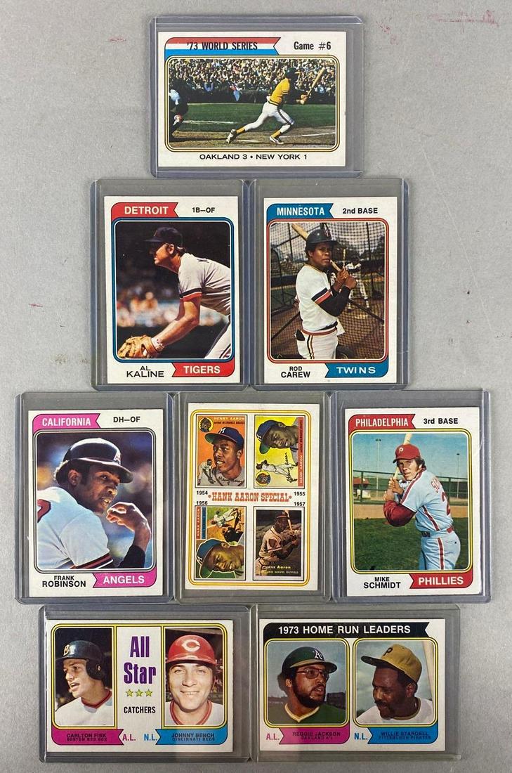 8 - 1974 Topps Baseball HOFs (1 of 2)
