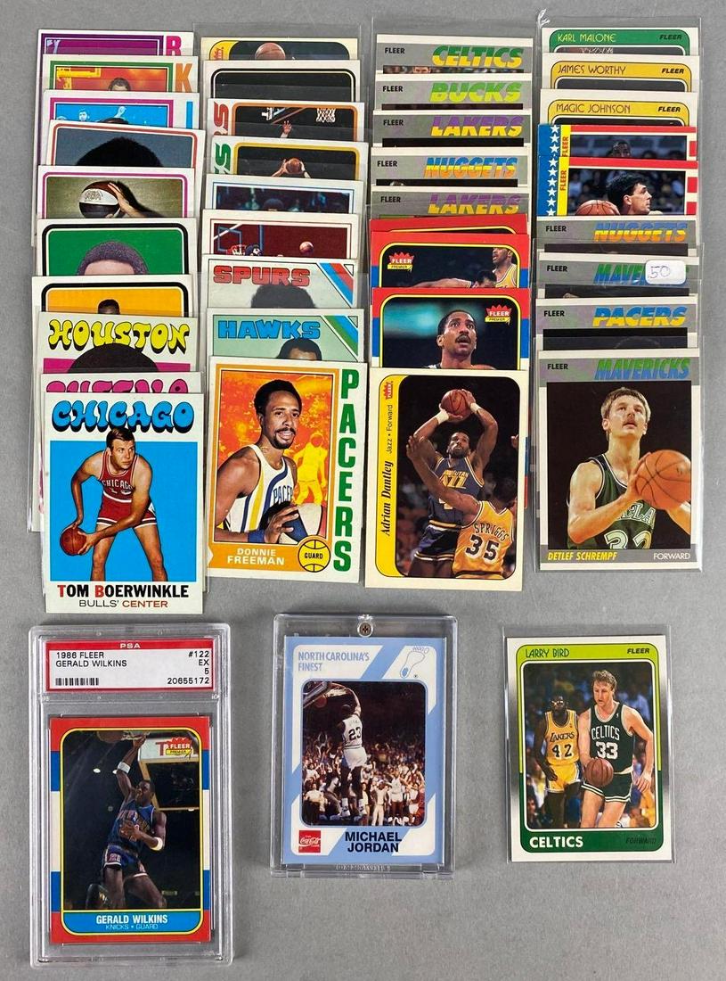 40 - Basketball Cards with HOFs, Stars and Rookies (1 of 3)