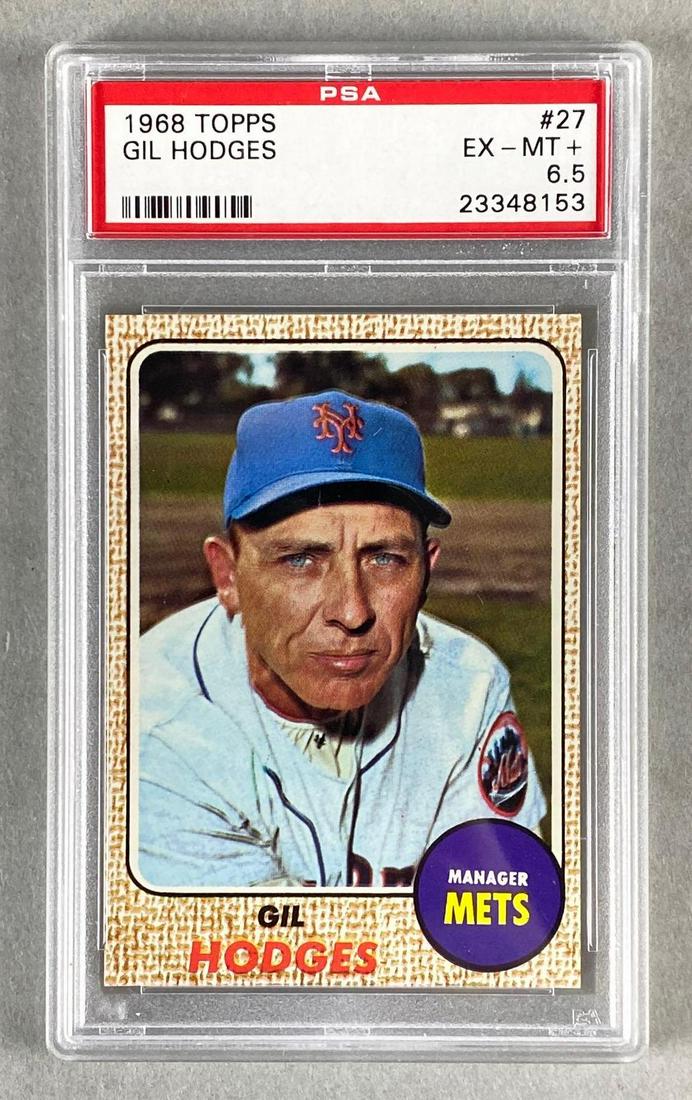 1968 Topps Gil Hodges #27 PSA 6.5 (1 of 2)
