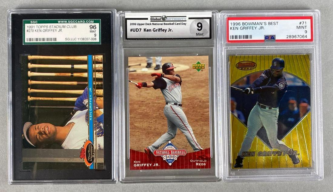 3 - Ken Griffey Jr Graded 9s (1 of 2)