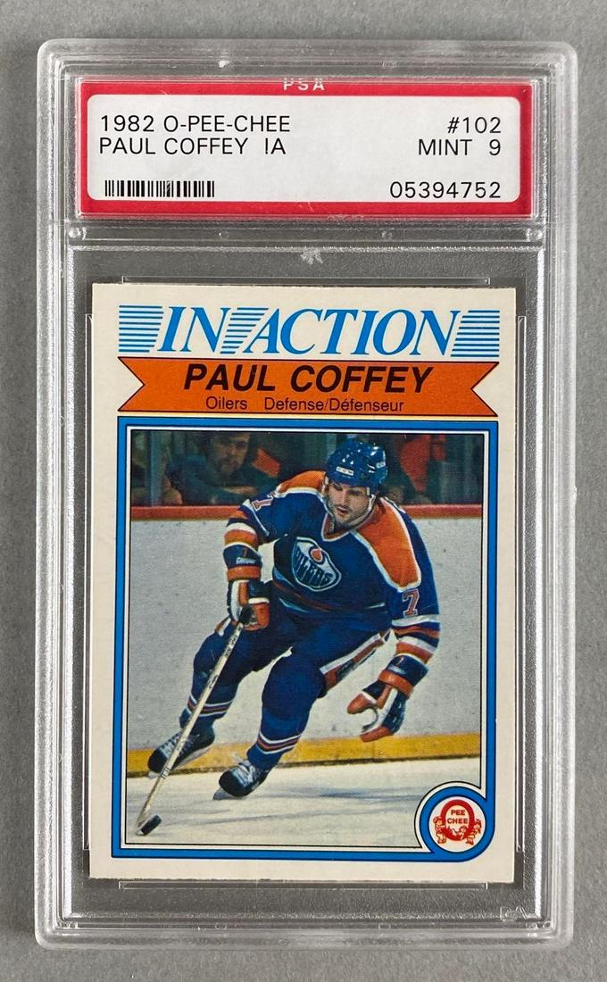 1982 O-PEE-CHEE Paul Coffey IA #102 PSA 9 (1 of 2)