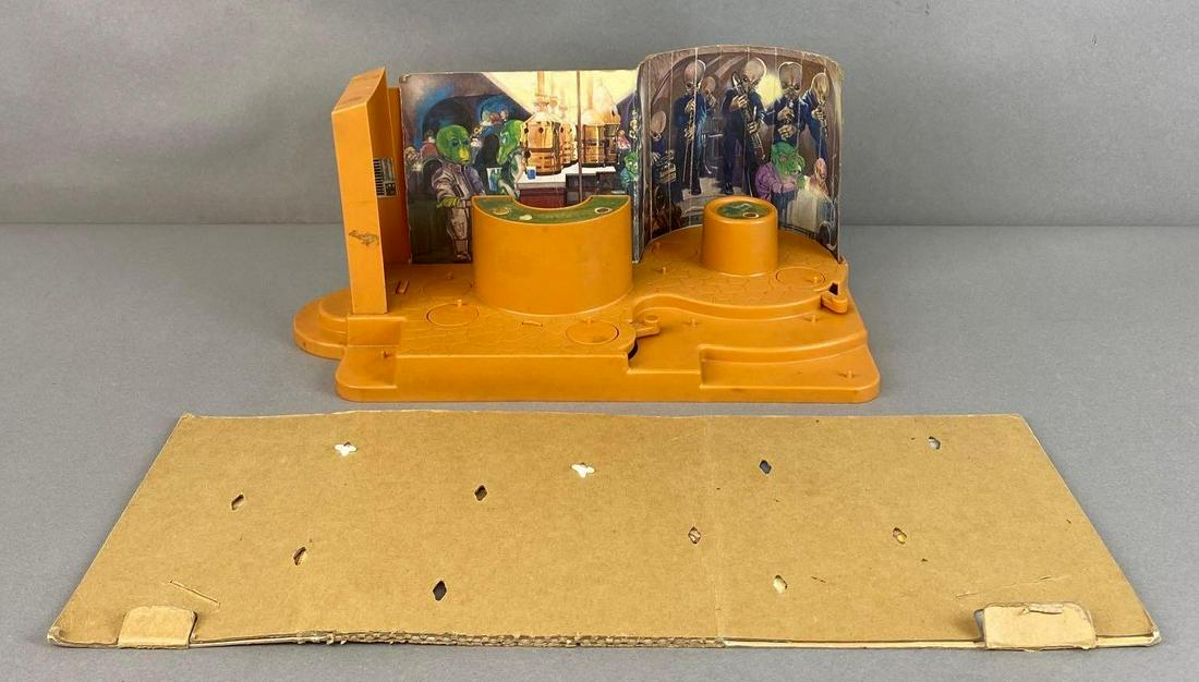 Kenner Sears Star Wars Creature Cantina Action Playset: 1977-79, in used condition, includes parts list, includes 2nd background, measures 6 1/2 X 14 X 8 inches
