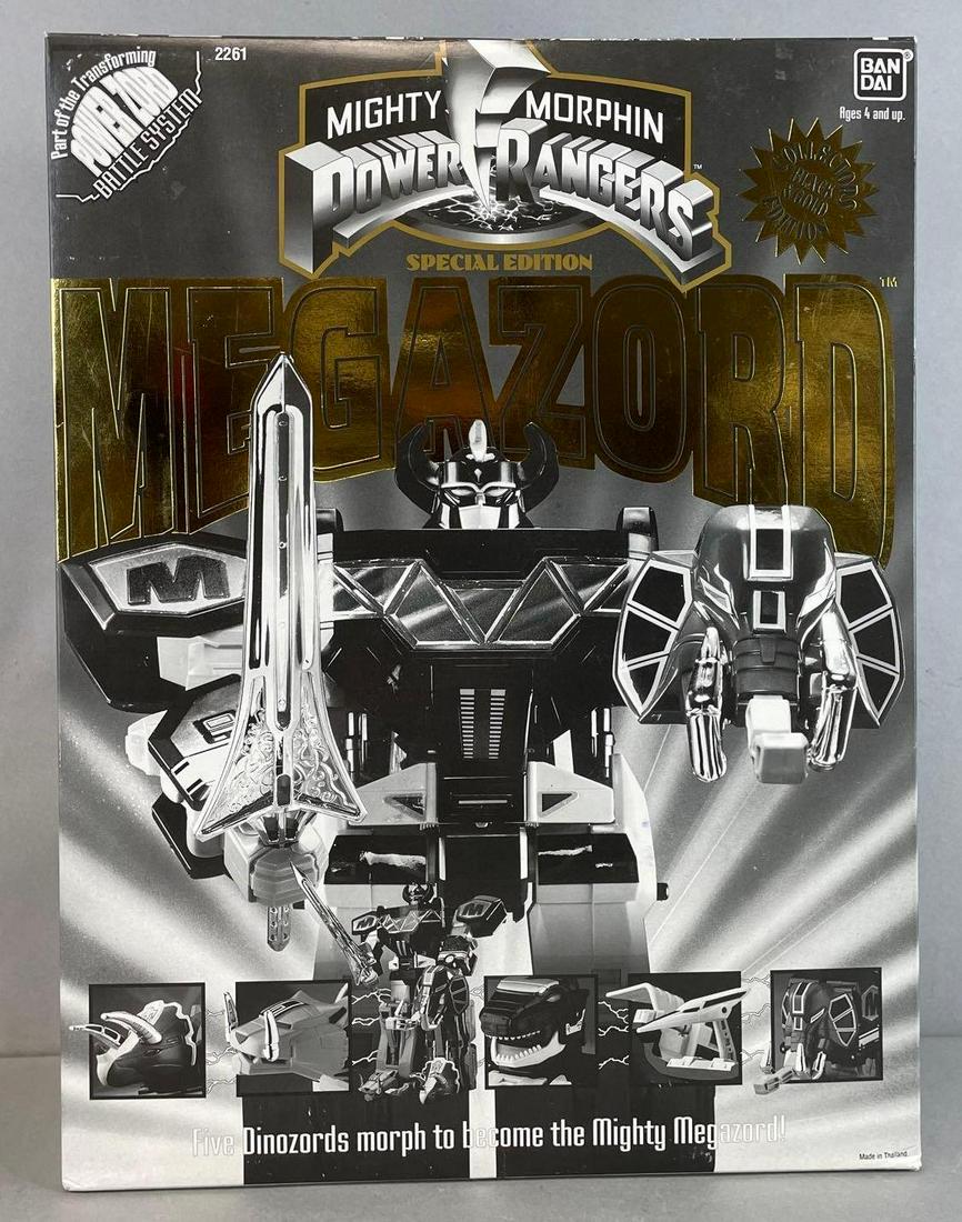 Bandai Mighty Morphin Power Rangers Special Edition Megazord: Original packaging, needs assembled, seems complete. Box measures 16 1/2 x 12 1/2 x 4 1/2 inches