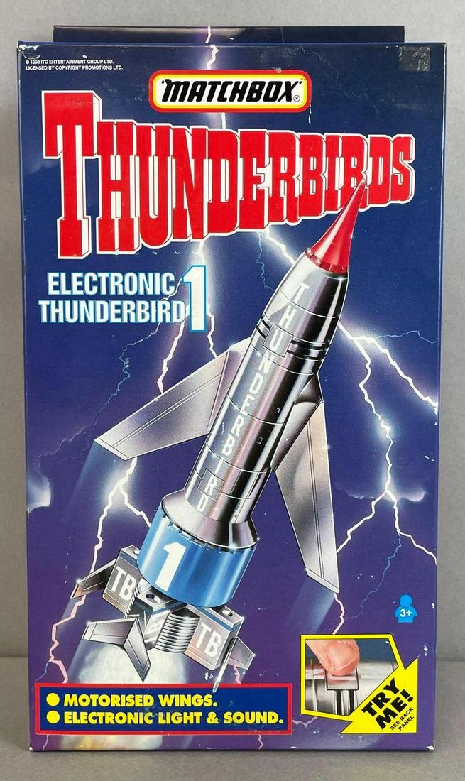 Matchbox Thunderbirds Electronic Thunderbird 1: Sealed in box, measures 12 x 6 x 3 inches