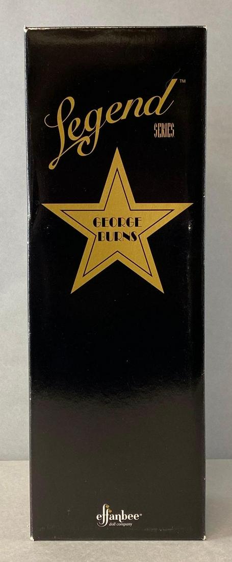 Effanbee Legends Series George Burns Doll: 1996. No. V529. With original box. Box measures 18 3/4 x 6 1/2 x 5in.