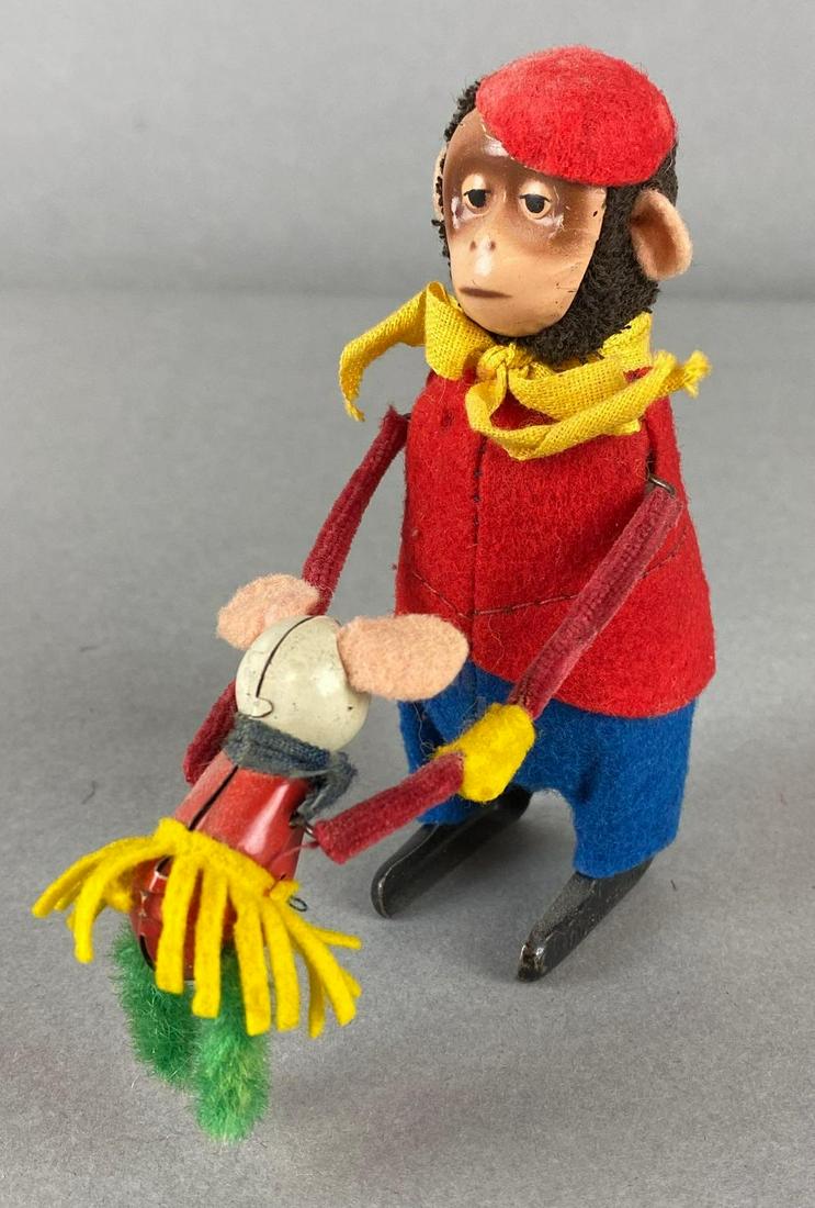 Schuco Vintage Wind Up Dancing Monkey and Mouse Couple (1 of 7)