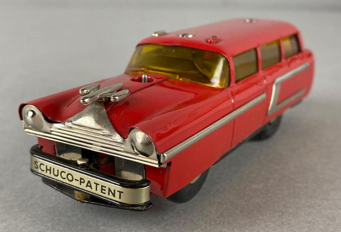 Schuco Varianto Elektro Tin Wind Up Station Car No. 3118 (1 of 8)