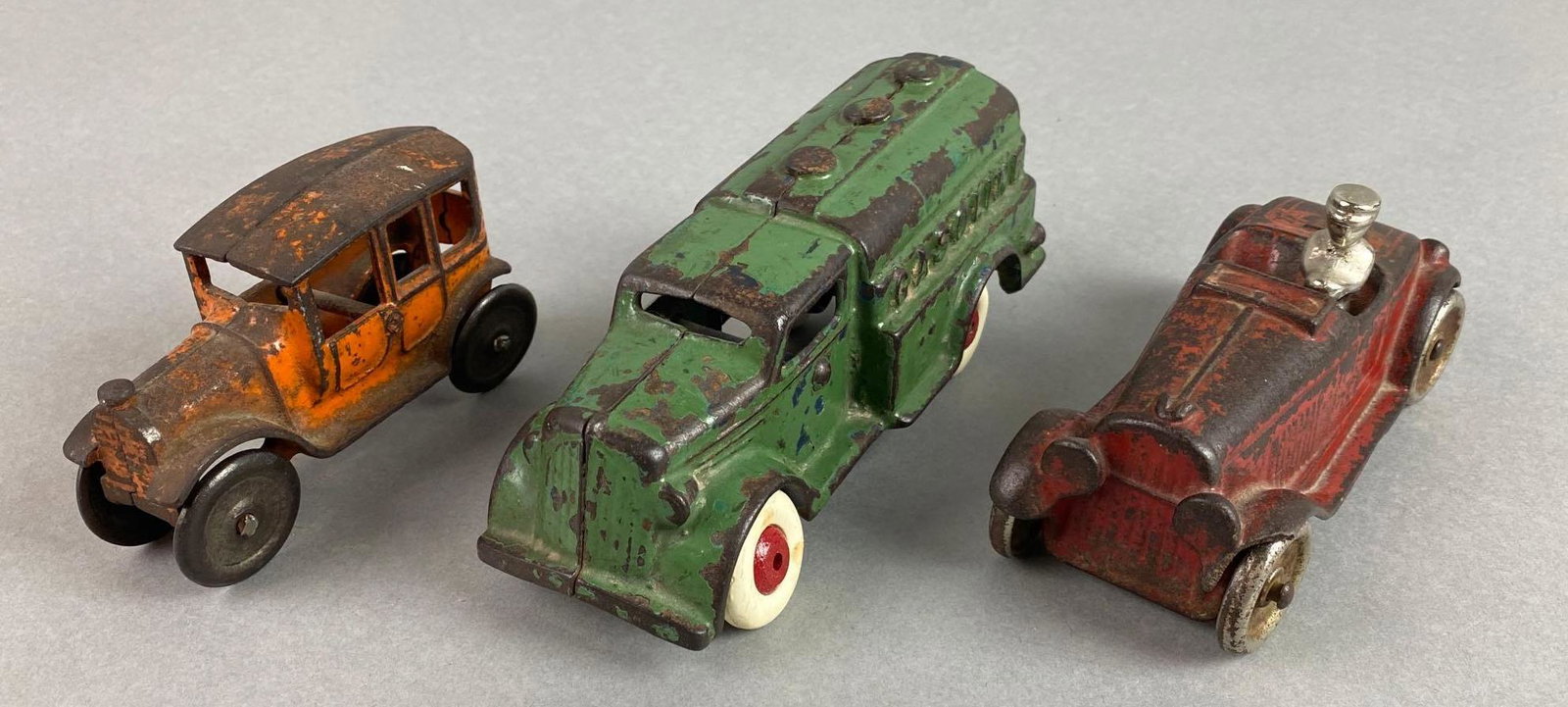 Group of 3 Cast Iron Vehicles (1 of 4)