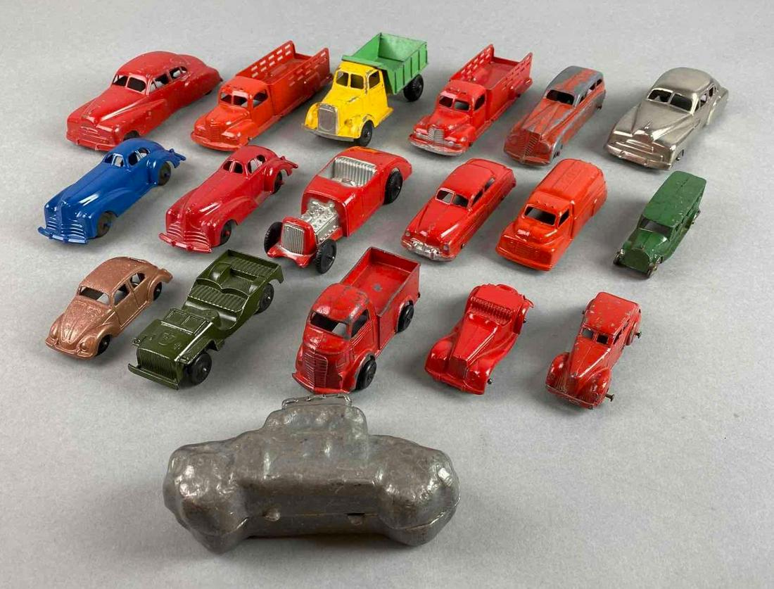 Group of 17 Pressed Steel and Die-Cast Vehicles (1 of 6)