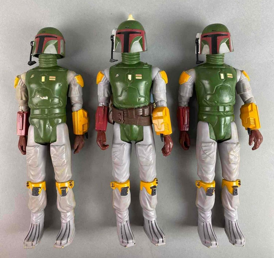 Group of 3 Kenner Star Wars Boba Fett Action Figures (1 of 6)