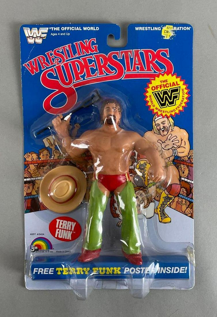 1985 Lin Toys WWF Wrestling Superstars Terry Funk Action Figure (1 of 3)