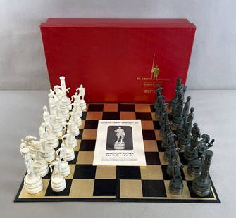 Classic Games Co. Ancient Rome Collectors Chess Set: Edition 1 Ancient Rome 264 bc- 14 ad. Box measures 17 x 9 3/4 x 3 3/4 inches