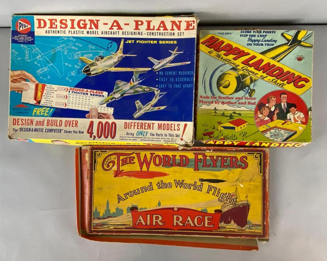 Group of 3 Model Plane Games and More (1 of 4)