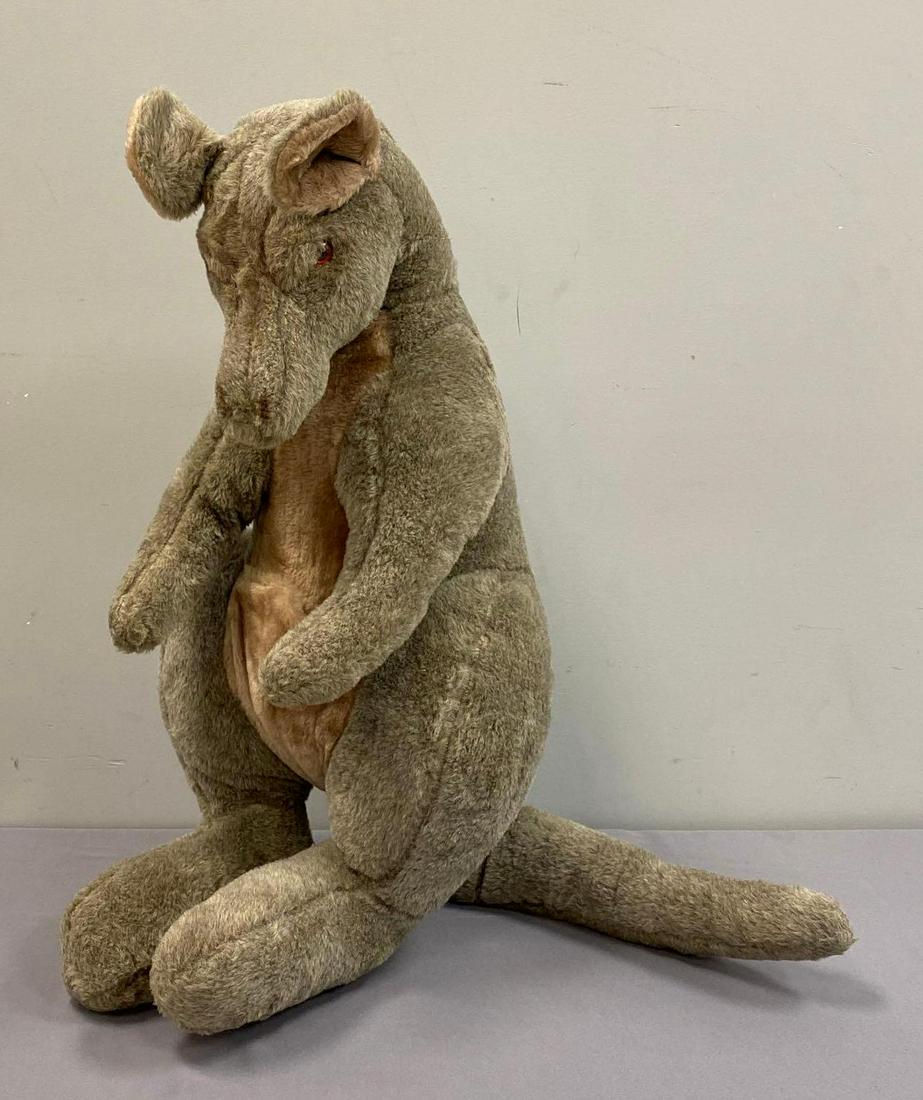 Large Plush Kangaroo: Made in USA, measures 35 1/2 X 15 X 21 inches