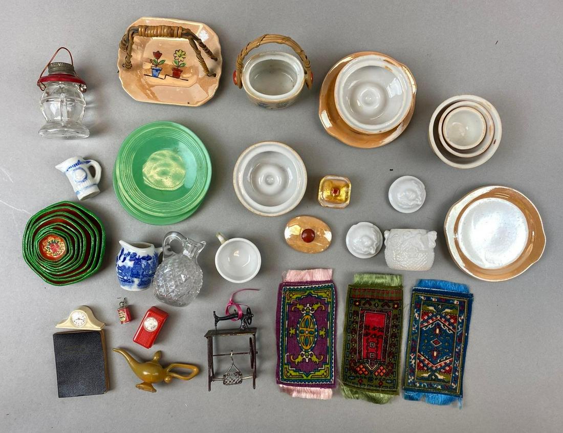 Group Of 20+ Assorted Miniature Doll Accessories Auction