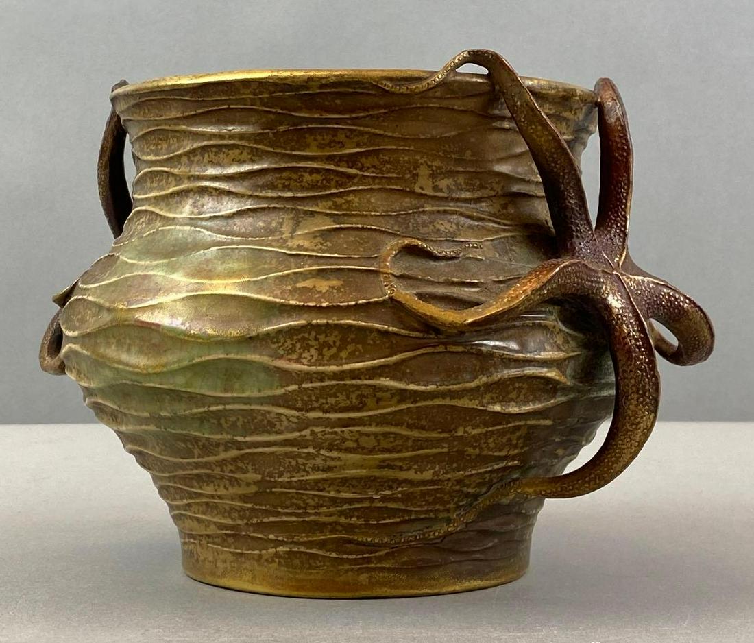 Amphora Austrian Starfish Arts and Crafts Vase (1 of 6)