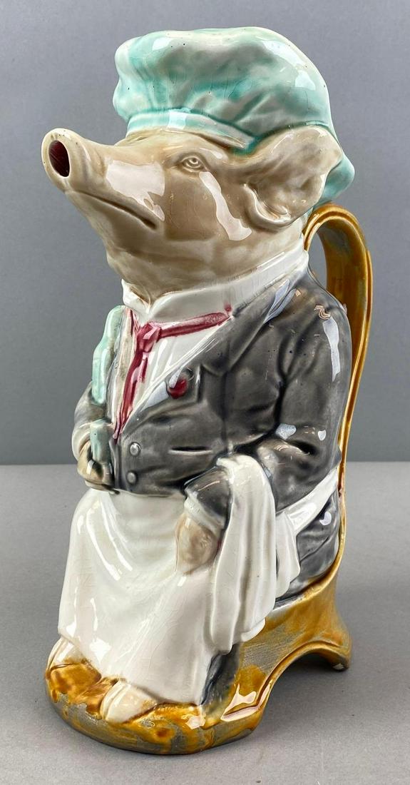 Frie Onnnaing 737 Pottery Pig Waiter Pitcher (1 of 7)
