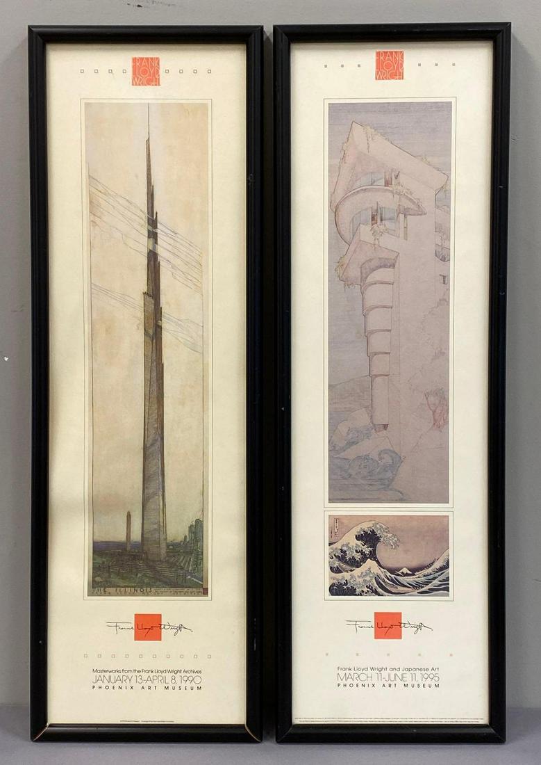 Group of 2 Frank Lloyd Wright Phoenix Art Museum Poster (1 of 3)