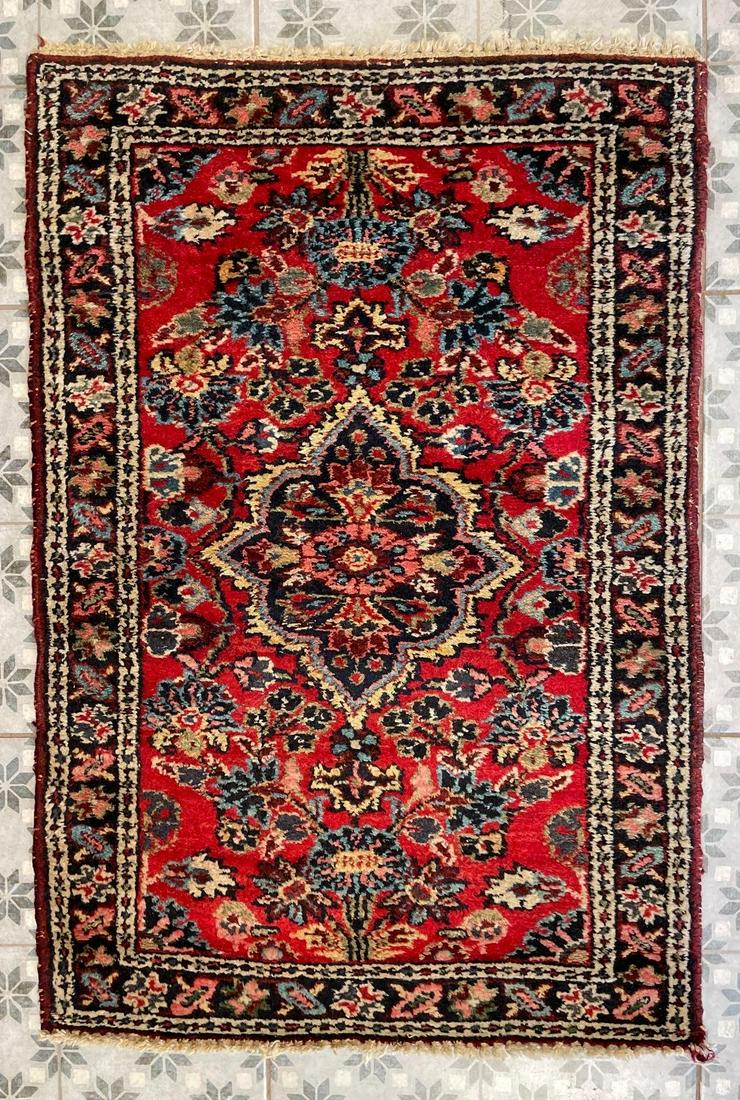 Hand Woven Oriental Wool Rug (1 of 3)
