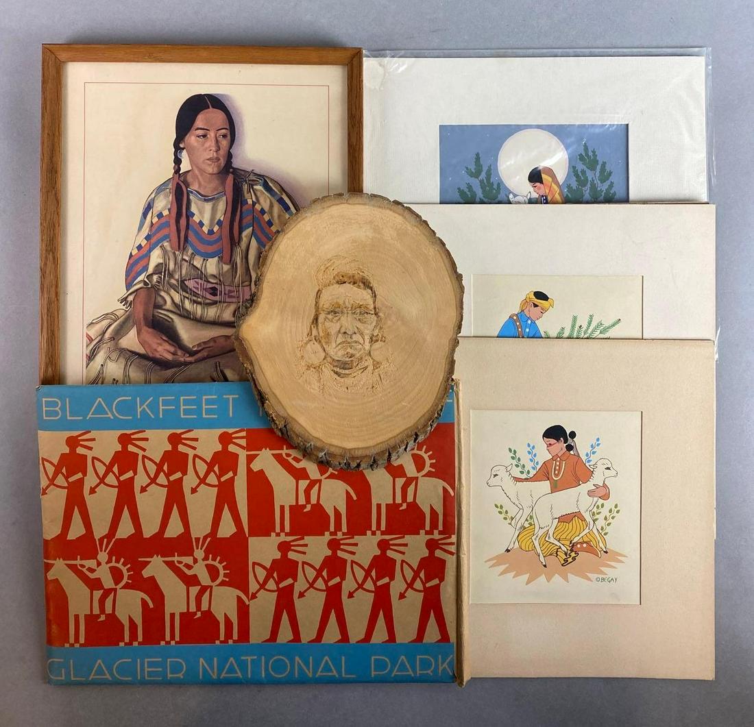 Group of Native American Artwork (1 of 8)