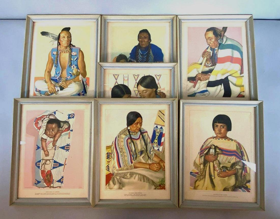 Group of 7 Native American Art Prints (1 of 3)