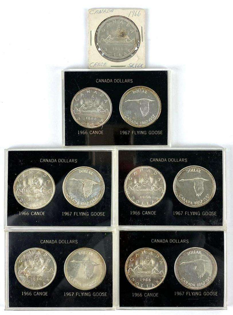 Group of (11) Canada Silver Dollars (1 of 2)