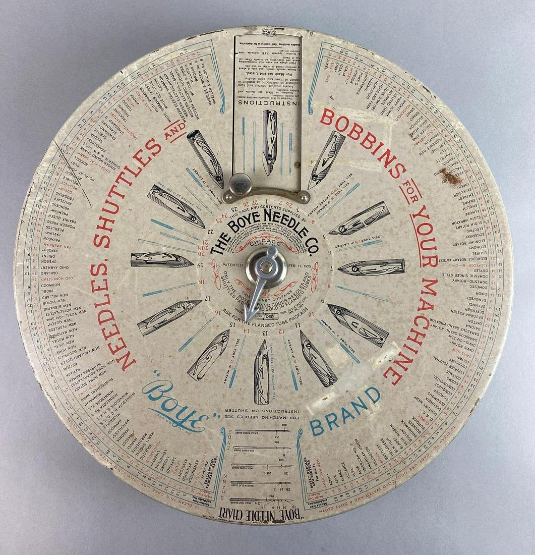 Boye Brand Needles, Shuttles and Bobbins Metal Holder / Dispenser (1 of 4)