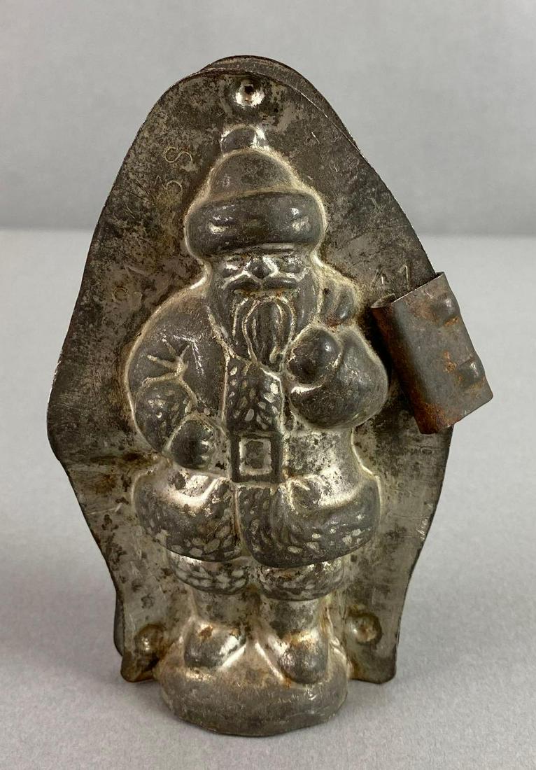 Vintage Santa Claus Metal Chocolate Mold (1 of 5)