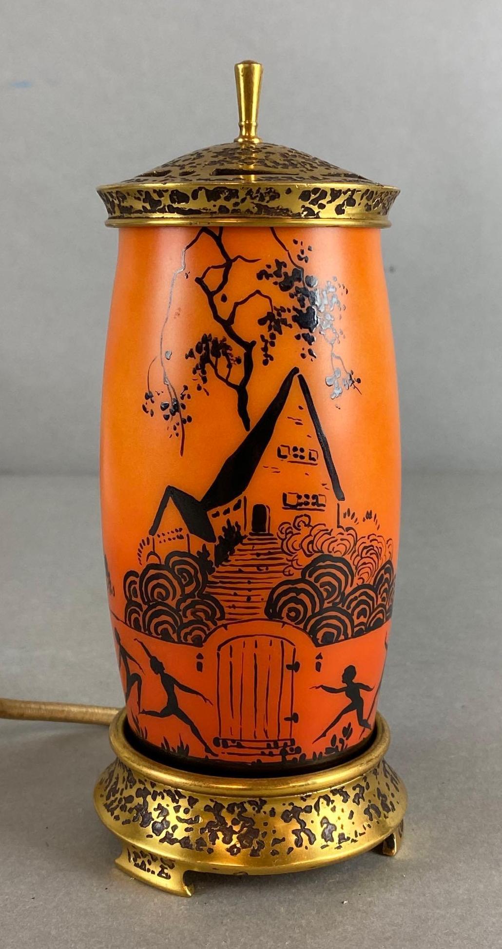 Orange Glass Cottage Perfume Fragrance Warmer (1 of 8)