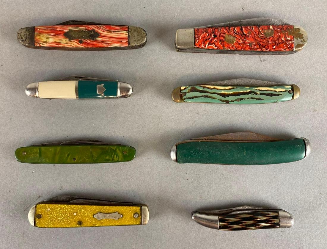 Group of 8 Folding Pocket Knives (1 of 3)