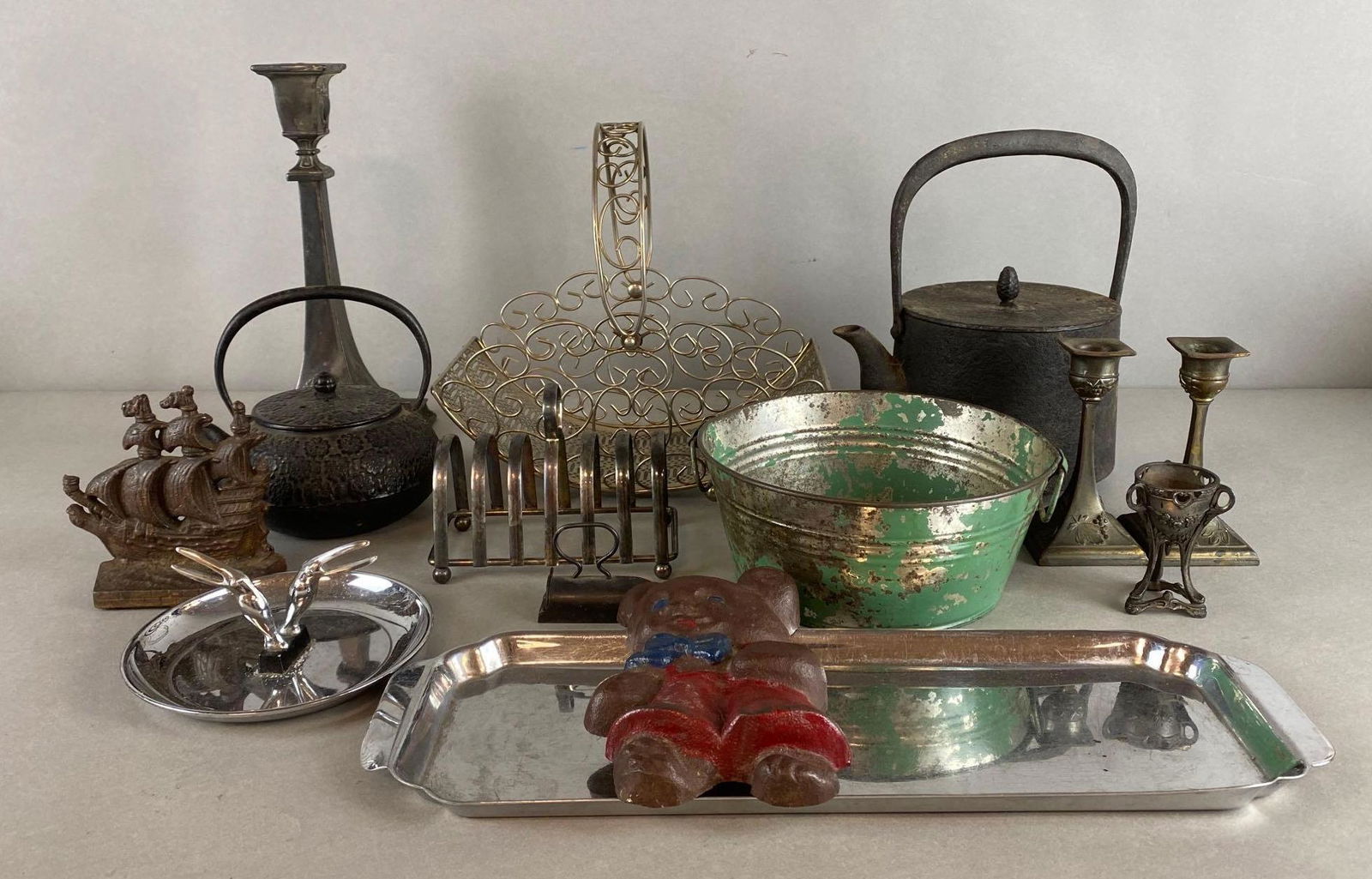 Group of 14 Assorted Metal Items (1 of 4)