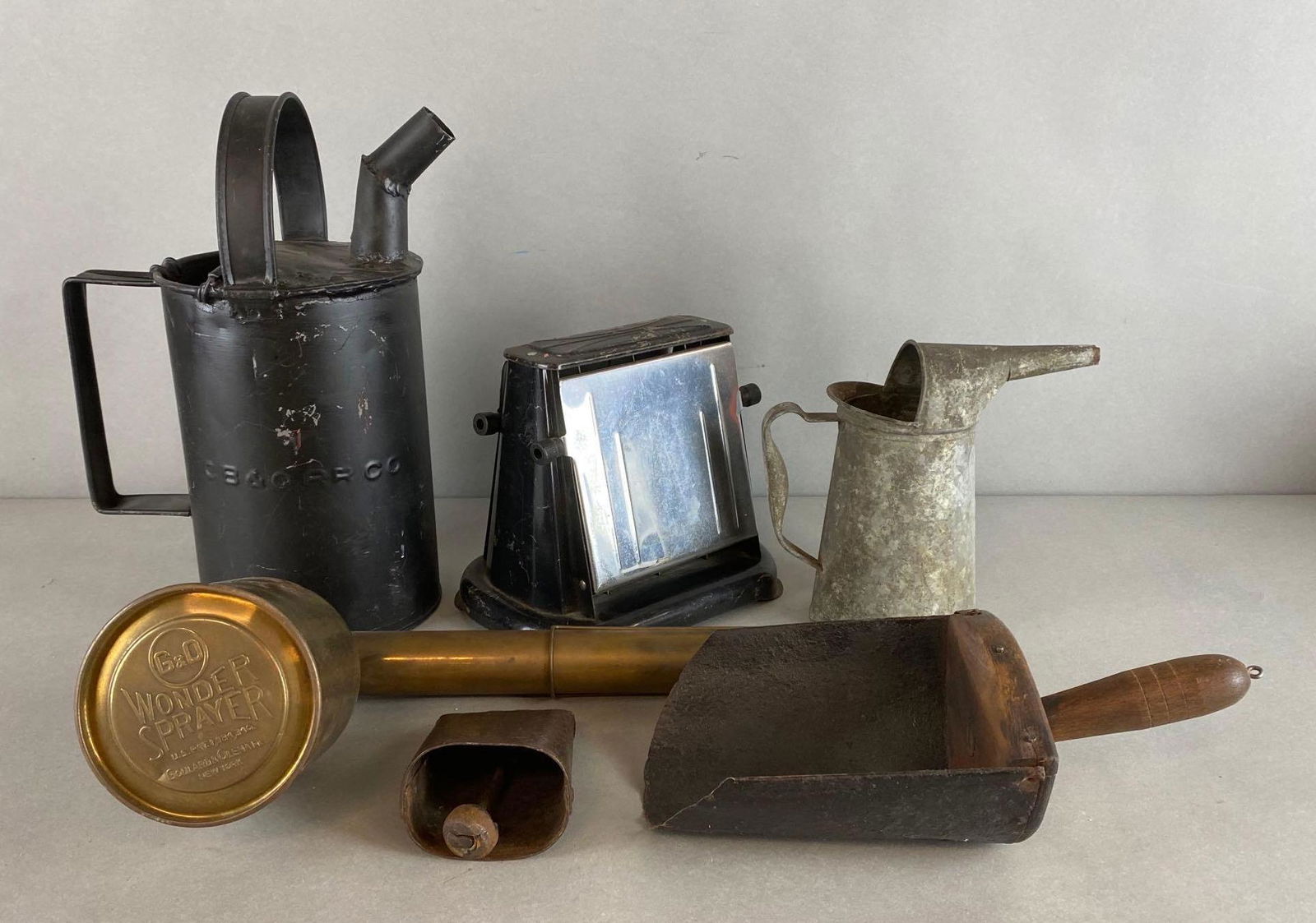 Group of 6 Assorted Metal Items (1 of 4)