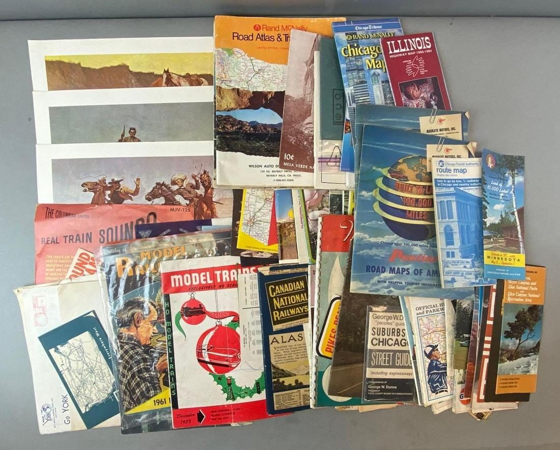Group of 50+ Assorted Highway Maps and More (1 of 5)