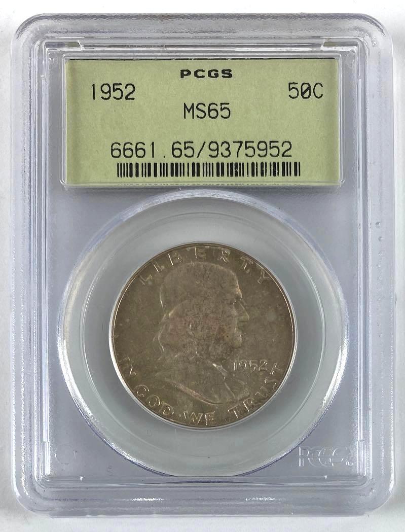 1952 Franklin Silver Half Dollar (PCGS) MS65 (1 of 2)