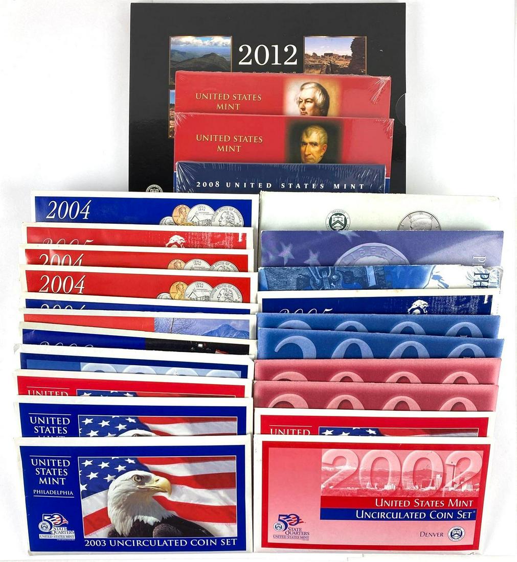 Group of (24) Uncirculated Mint Sets (1 of 1)
