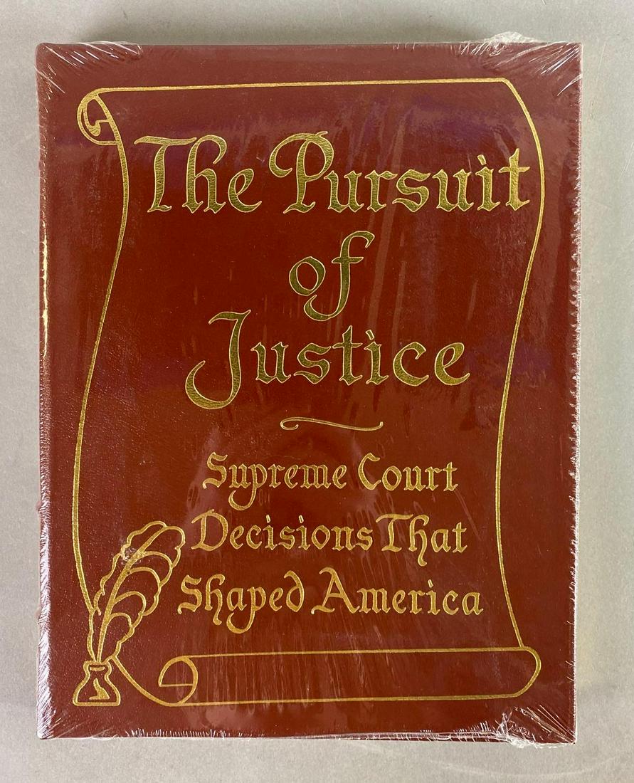 The Pursuit of Justice By Hall and Patrick Easton Press Book: Supreme Court Decisions that Shaped America. Sealed. Seal broken near bookplate.