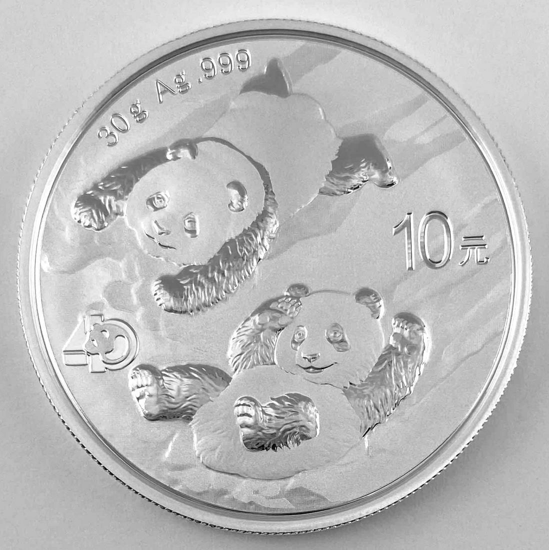 2022 China Panda 1 oz .999 Fine Silver Round (1 of 2)