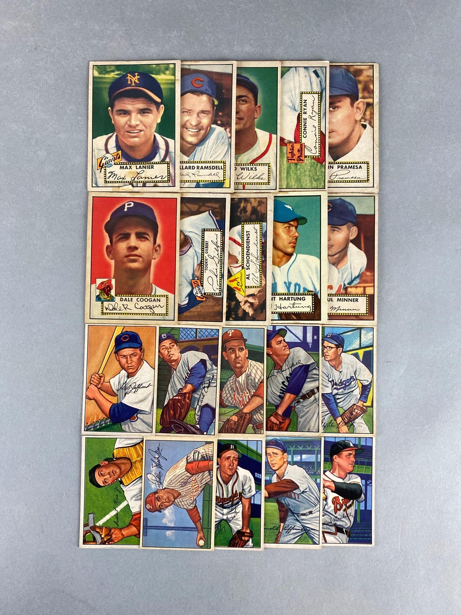 20 - 1952 Topps and Bowman Baseball Cards (1 of 2)