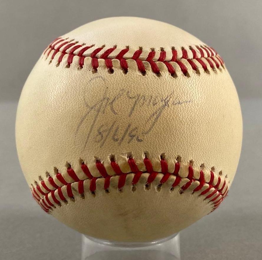 Joe Morgan Signed Baseball with Inscription and COA (1 of 4)