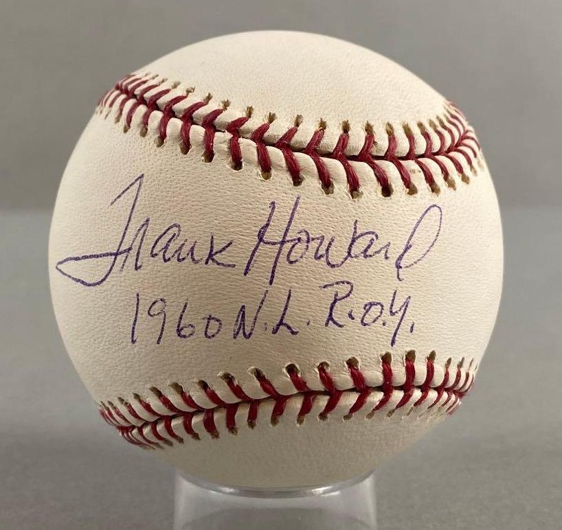 Frank Howard Signed Baseball with Inscription (1 of 3)
