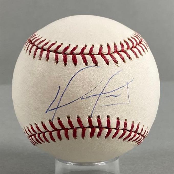 David Ortiz Signed Baseball with Holo COA (1 of 5)