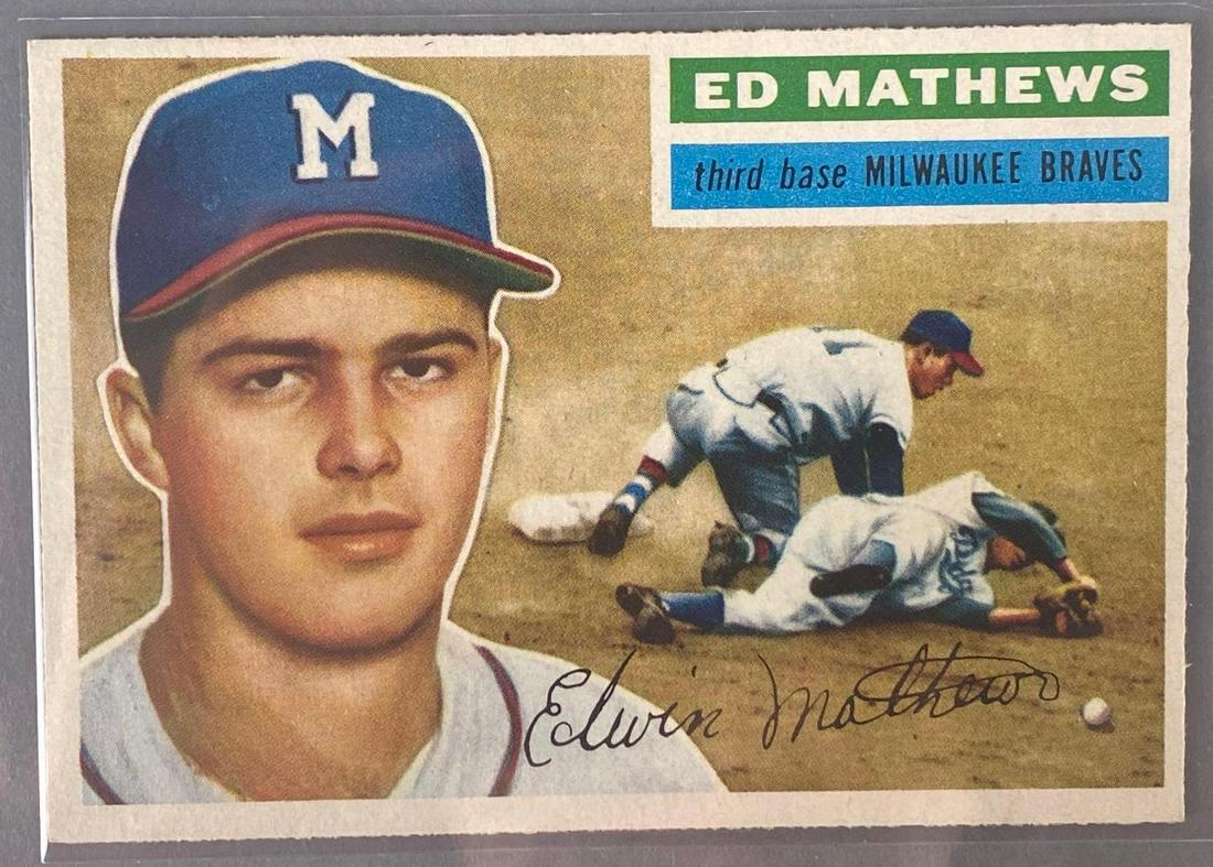 1956 Topps Ed Matthews #107 (1 of 2)