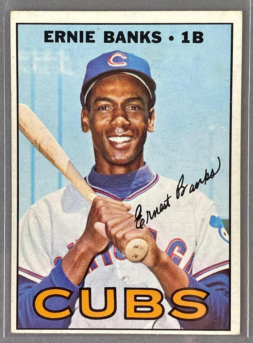 1967 Topps Ernie Banks #215: 1967 Topps Ernie Banks #215 EX