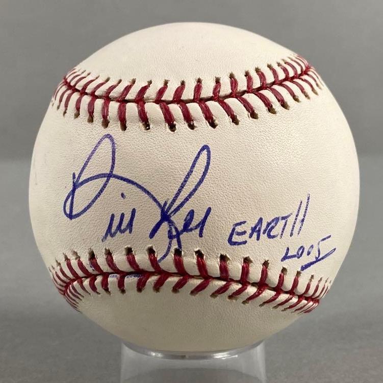 Bill Lee Signed Baseball with Inscription (1 of 3)