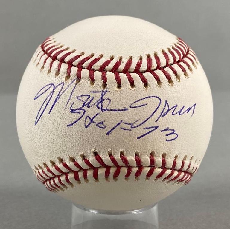 Monte Irvin Signed Baseball with Inscription and COA (1 of 6)